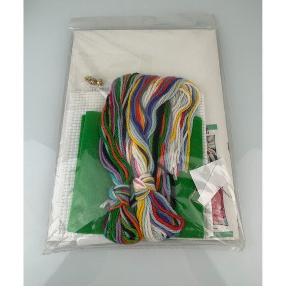 Janlynn Big Stitch Counted Cross Stitch 2006 10x10 Snowman Let it Snow Christmas - Picture 10 of 14